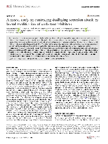 Digitalna vsebina dCOBISS (A model study on controlling dealloying corrosion attack by lateral modification of surfactant inhibitors [Elektronski vir] / Shova Neupane ... [et al.])