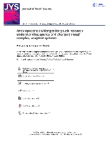 Digitalna vsebina dCOBISS (Anthropocene challenges for youth research [Elektronski vir] : understanding agency and change through complex, adaptive systems)