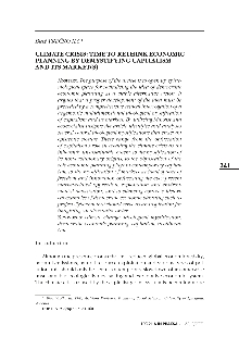 Digitalna vsebina dCOBISS (Climate crisis : time to rethink economic planning by demystifying capitalism and its market(s))