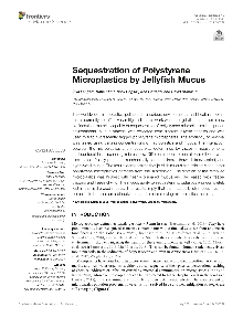 Digitalna vsebina dCOBISS (Sequestration of polystyrene microplastics by jellyfish mucus [Elektronski vir])