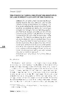 Digitalna vsebina dCOBISS (The political versus the state? The relevance of Carl Schmitt's concept of the political)