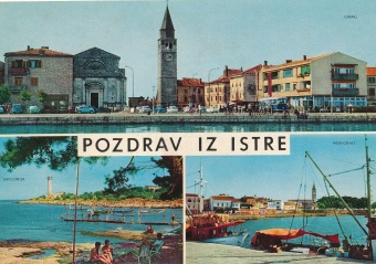 Digitalna vsebina dCOBISS (Pozdrav iz Istre [Slikovno gradivo] : Umag, Novigrad, Savudrija)