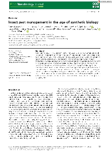 Digitalna vsebina dCOBISS (Insect pest management in the age of synthetic biology / Rubén Mateos Fernández ... [et al.])