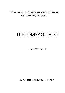 Digitalna vsebina dCOBISS (Izboljšanje postopka CIP čiščenja v siruparni Radenske d. o. o. : diplomsko delo)