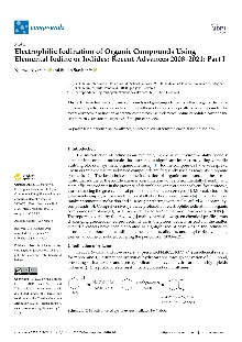 Digitalna vsebina dCOBISS (Electrophilic iodination of organic compounds using elemental iodine or iodides [Elektronski vir] : recent advances 2008-2021. part I. / Njomza Ajvazi and Stojan Stavber)
