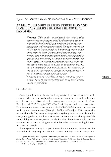 Digitalna vsebina dCOBISS (Anxiety, illusory pattern perception and conspiracy beliefs during the Covid-19 pandemic)