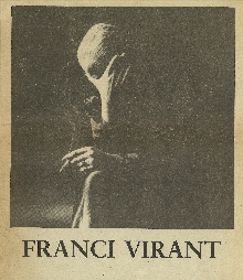 Digitalna vsebina dCOBISS (Franci Virant : katalog razstave fotografij v galeriji Kulturnega doma Španski borci, Ljubljana, november 1986)