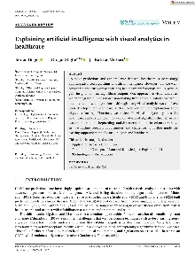 Digitalna vsebina dCOBISS (Explaining artificial intelligence with visual analytics in healthcare [Elektronski vir])