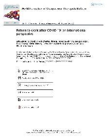 Return to work after COVID-... (naslovnica)