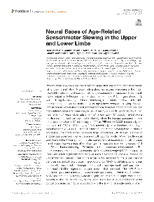 Neural bases of age-related... (naslovnica)