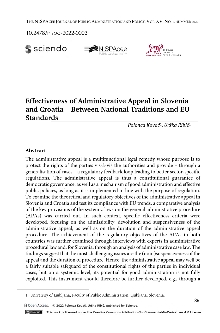 Effectiveness of administra... (naslovnica)