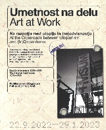 Umetnost na delu; Art at wo... (cover)