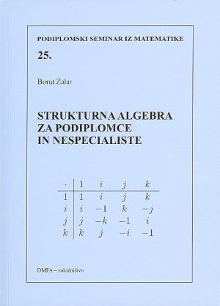 Strukturna algebra za podip... (naslovnica)