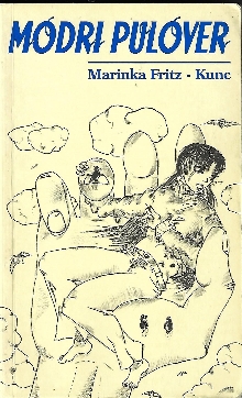 Modri pulover : roman (naslovnica)