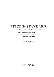 Bitcoin standard : decentra... (cover)