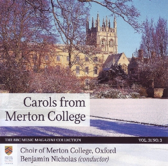 Carols from Merton College,... (naslovnica)