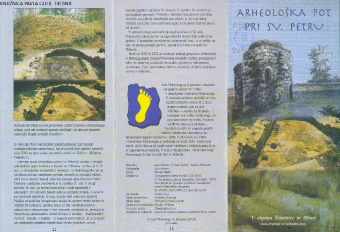 Arheološka pot pri sv. Petr... (naslovnica)