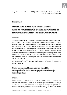 Informal care for the elder... (naslovnica)