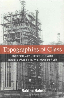 Topographies of class : mod... (naslovnica)