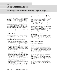 NT konferenca : SQL 2005 (Y... (naslovnica)