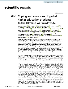 Coping and emotions of glob... (naslovnica)