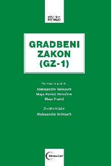 Gradbeni zakon (GZ-1); Elek... (naslovnica)