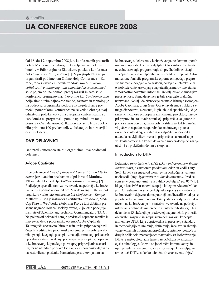 UA Conference Europe 2008 (naslovnica)