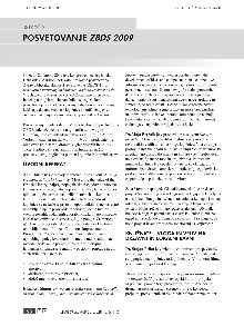Posvetovanje ZBDS 2009 (naslovnica)