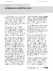 Generalna skupščina ISSN (naslovnica)