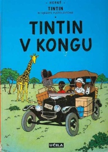 Tintin v Kongu; Tintin au C... (naslovnica)