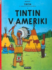Tintin v Ameriki; Tintin en... (naslovnica)
