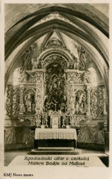 Zgodovinski oltar v cerkvic... (naslovnica)