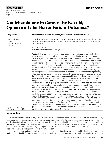 Gut microbiome in cancer : ... (naslovnica)