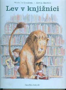 Lev v knjižnici; Library lion (cover)