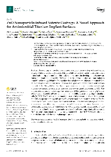 ZnO nanoparticle-infused va... (naslovnica)