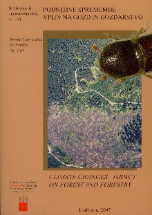 Podnebne spremembe : vpliv ... (naslovnica)