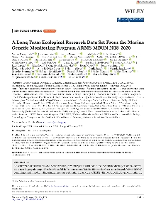 A long-term ecological rese... (naslovnica)