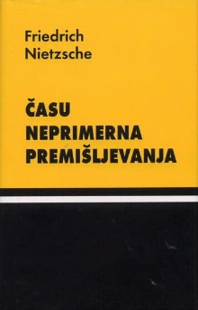 Času neprimerna premišljevanja (naslovnica)