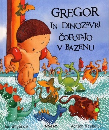 Gregor in dinozavri čofotaj... (naslovnica)