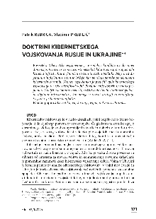 Doktrini kibernetskega vojs... (naslovnica)