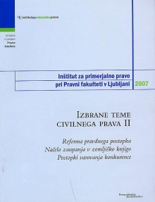 Izbrane teme civilnega prav... (naslovnica)