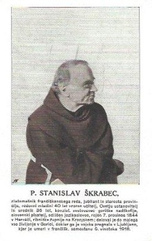 P. Stanislav Škrabec. Sliko... (naslovnica)
