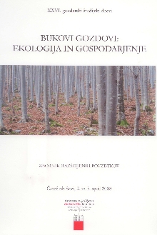 Bukovi gozdovi : ekologija ... (naslovnica)