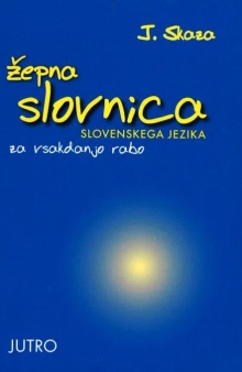 Žepna slovnica slovenskega ... (naslovnica)