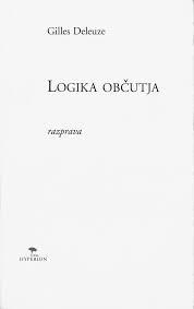 Logika občutja : razprava (cover)