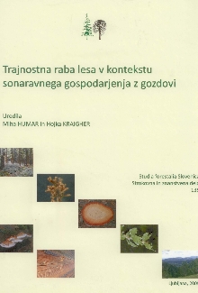 Trajnostna raba lesa v kont... (naslovnica)