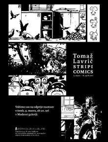 Tomaž Lavrič : stripi = com... (naslovnica)