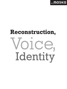 Reconstruction, voice, iden... (naslovnica)