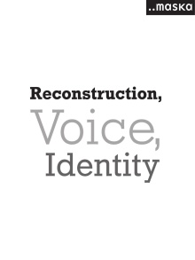 Reconstruction, voice, iden... (cover)