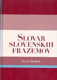 Slovar slovenskih frazemov (naslovnica)